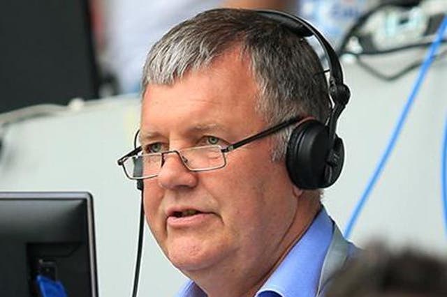 Football commentator Clive Tyldesley