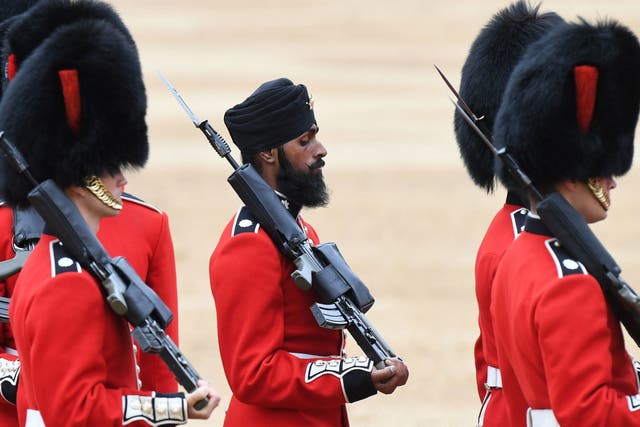 Coldstream Guards soldier Charanpreet Singh Lall will become the first of his regiment to wear a turban during the Trooping the Colour parade for the Queen's official birthday