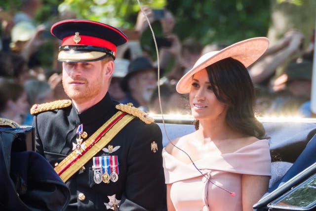 Meghan and Harry married last month