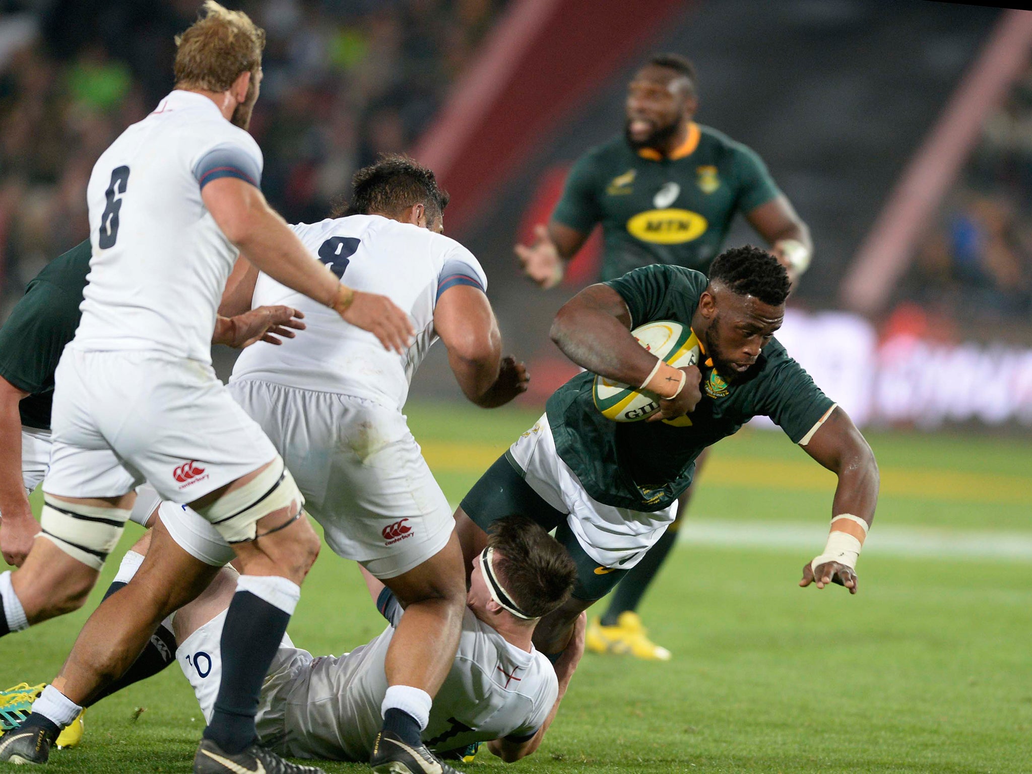 Siya Kolisi became South Africa's first black captain in a landmark moment