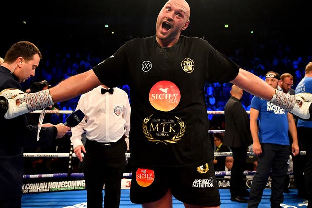 Fury want to fight for a world title by the end of the year