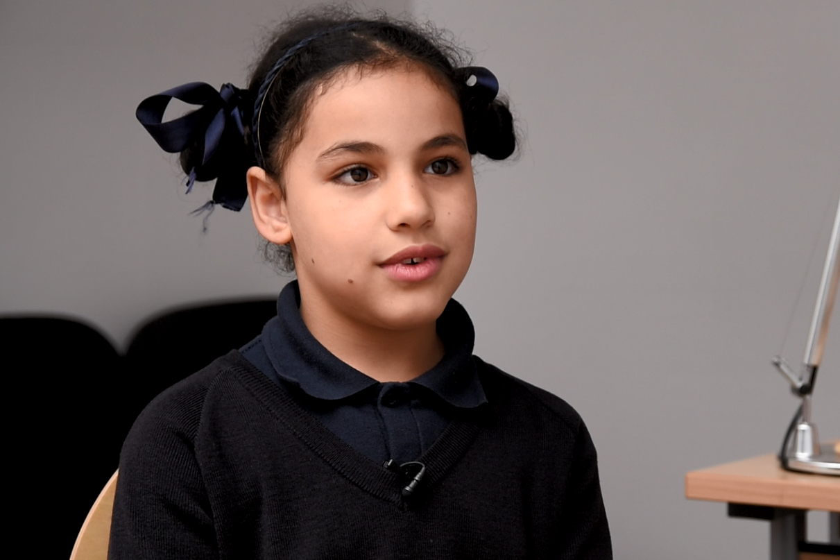 Five members of nine-year-old Safiya El-Hafedi's family died in Grenfell Tower