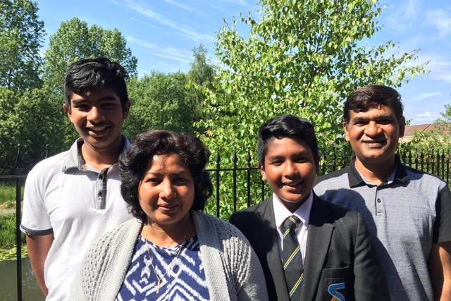 The Bakhsh family fear they face death if forced to return to Pakistan. Cameron Brooks