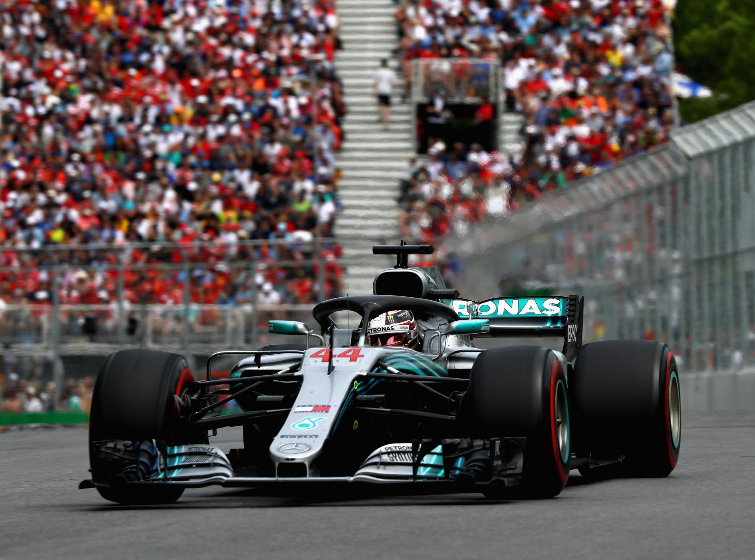 Lewis Hamilton ended his day in fifth