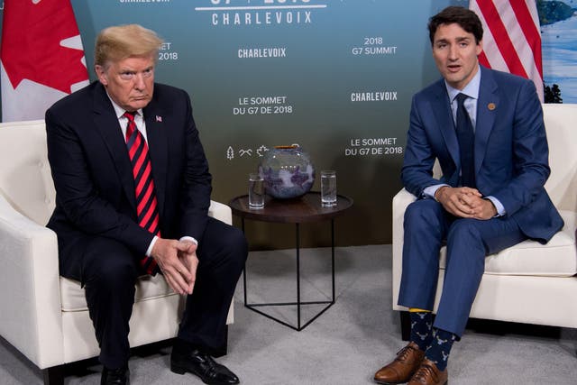 Related: Trudeau coughs in Oval Office meeting with Trump