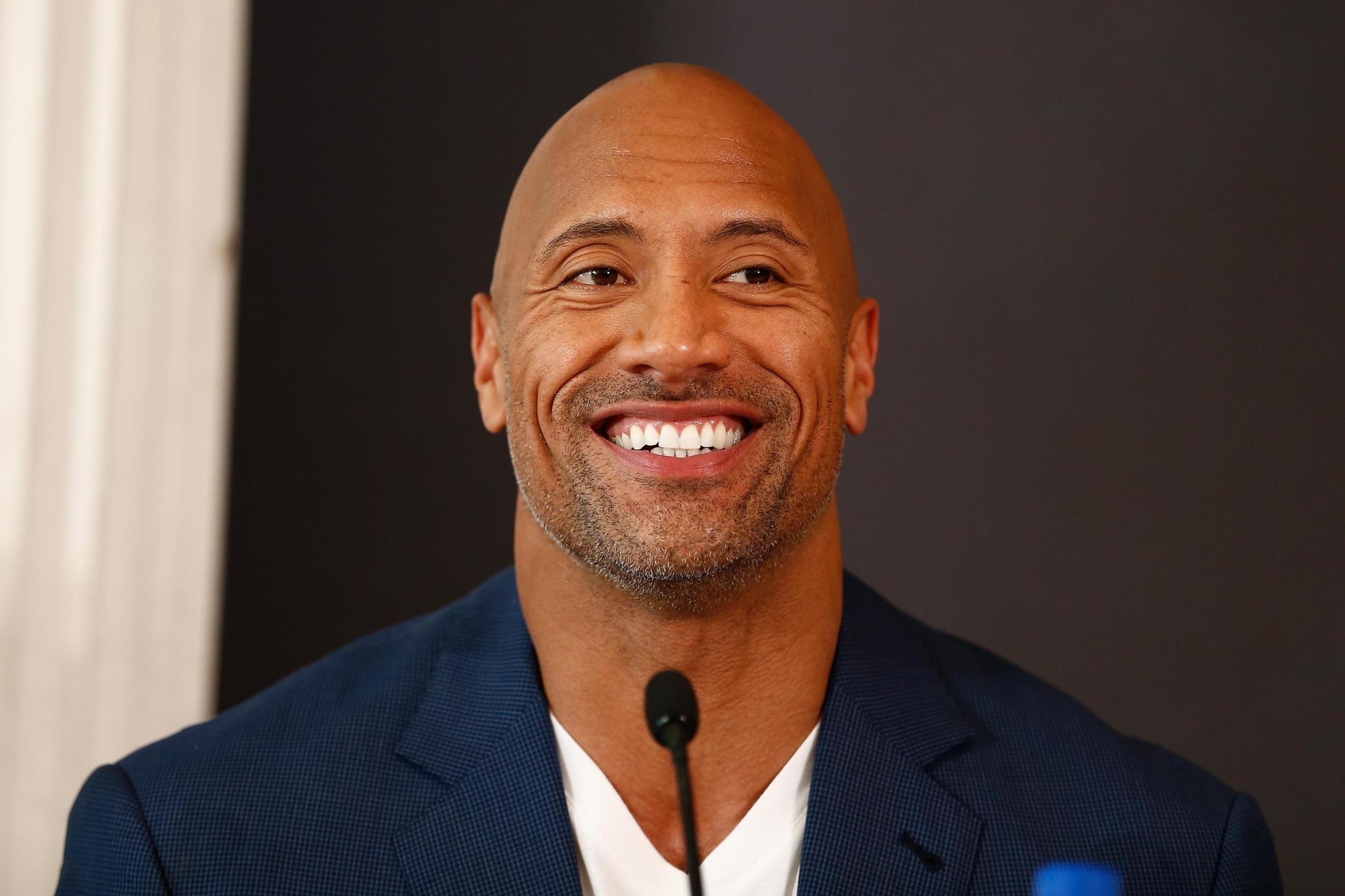 Dwayne Johnson is being praised for his parenting skills (Getty)