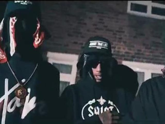 Members of the drill rap gang 1011 in their video 'No Hook'