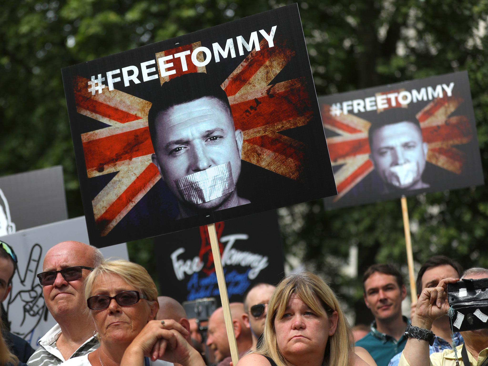 Trump ambassador 'lobbied Britain on behalf of jailed right-wing activist Tommy Robinson' Tommy-robinson-protest-1