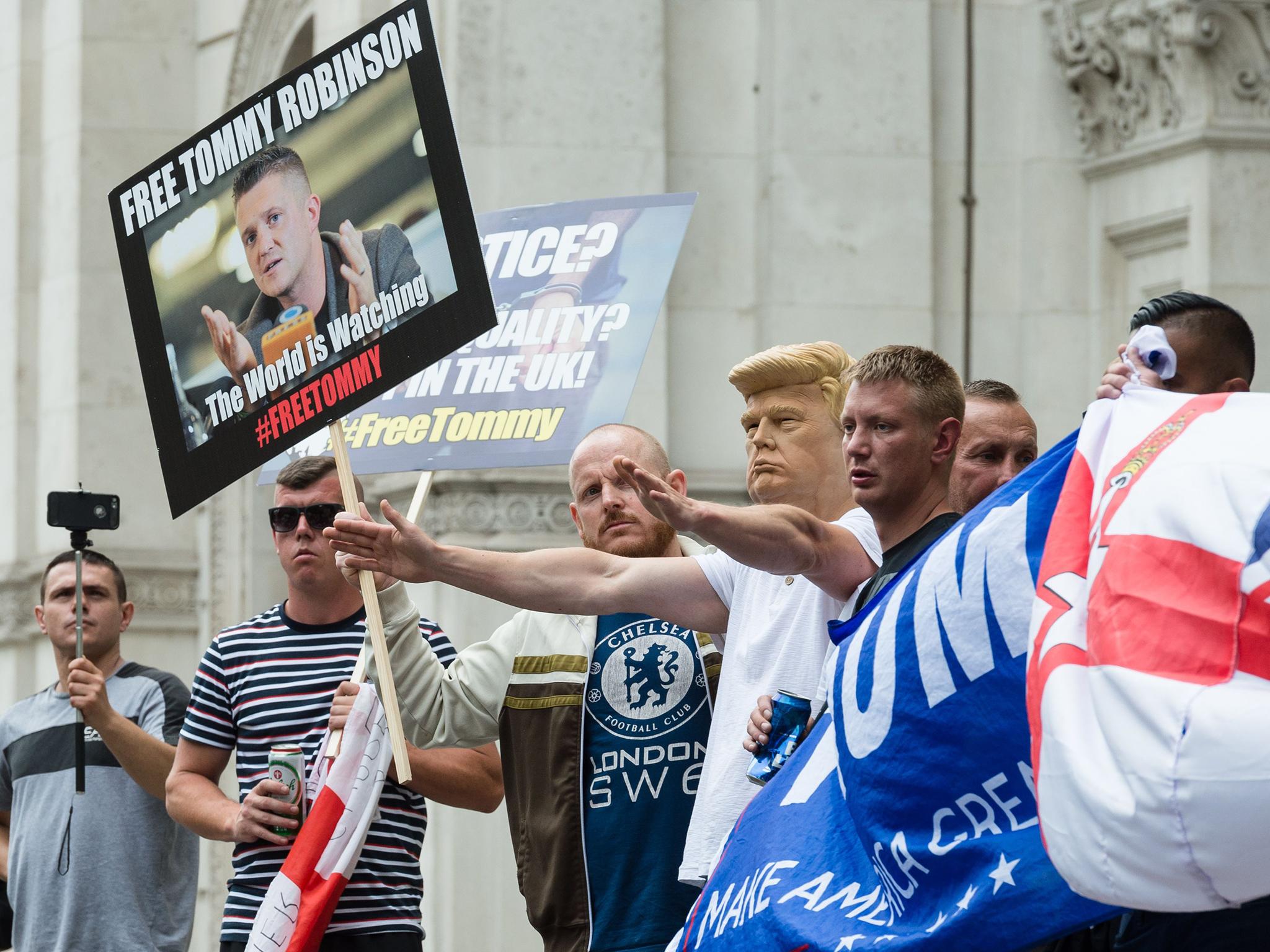 Trump ambassador 'lobbied Britain on behalf of jailed right-wing activist Tommy Robinson' Tommy-robinson-protest-20