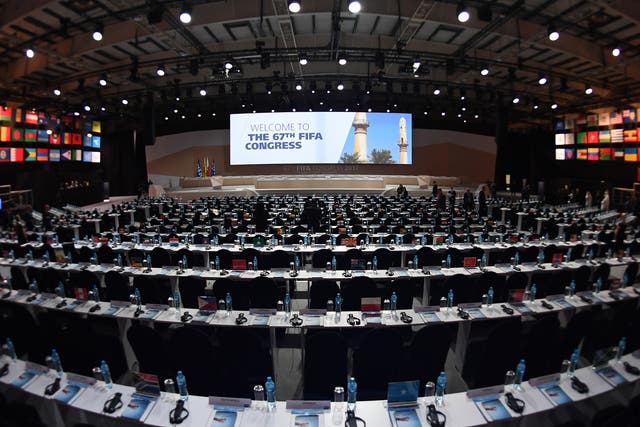 The 68th Fifa Congress will be held on Wednesday ahead of the start of the World Cup
