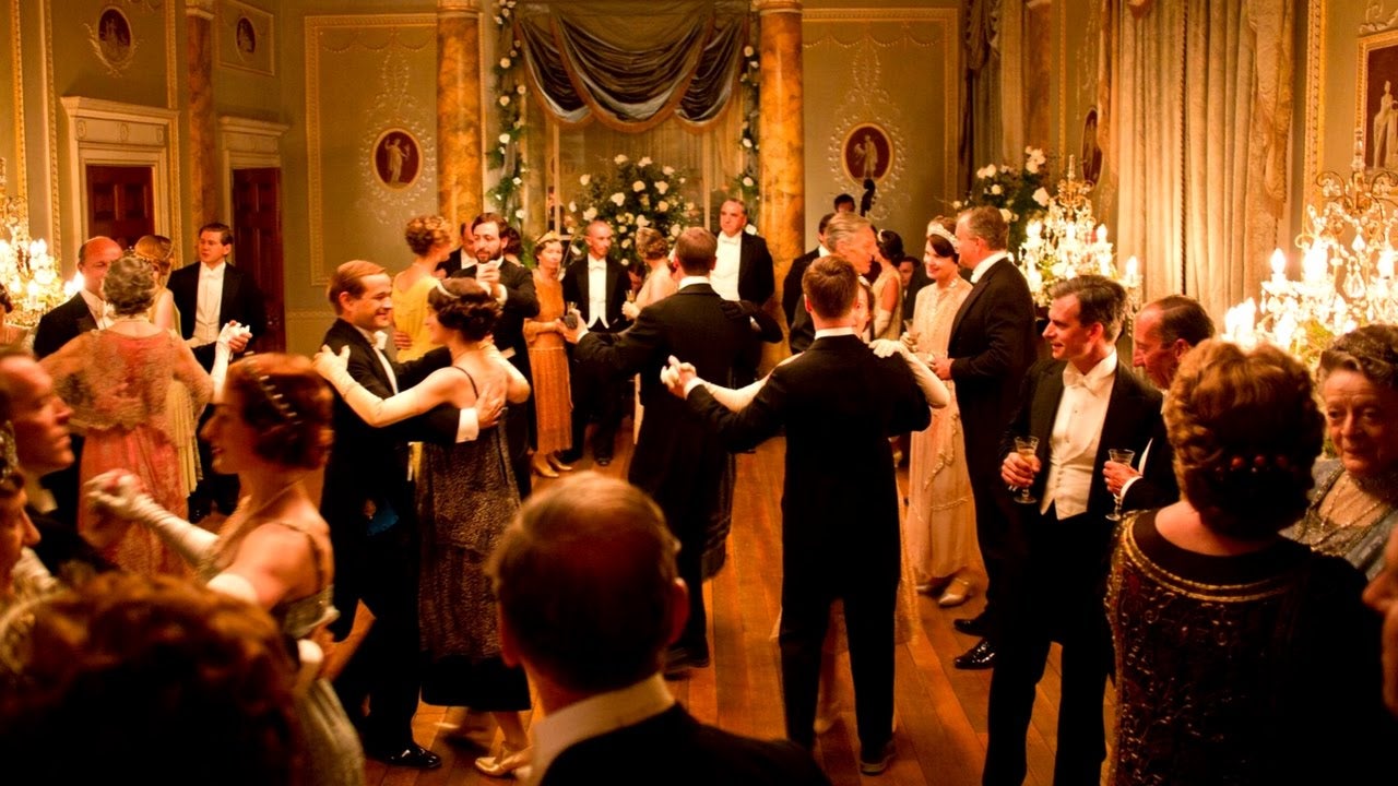 A ball scene in ‘Downton Abbey’