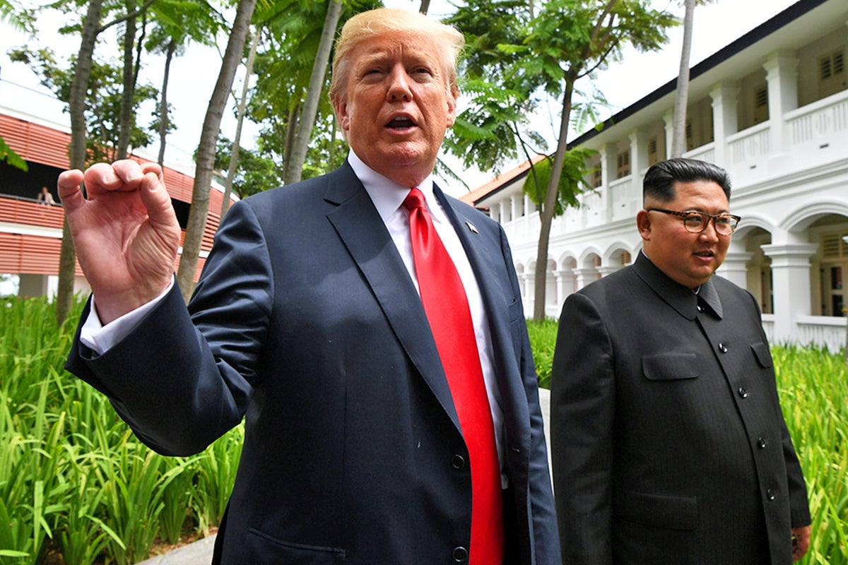 Mr Trump and Mr Kim met in Singapore last month