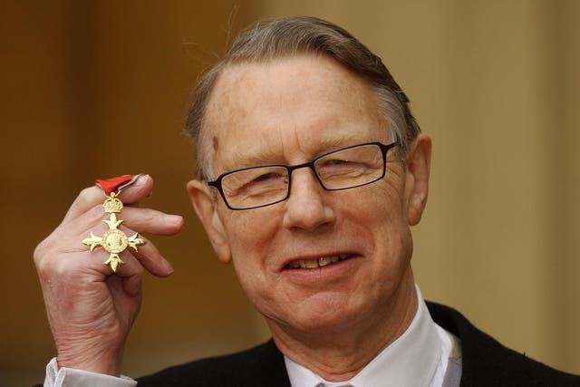 Paul Lamplugh after receiving an OBE at Buckingham Palace in 2005