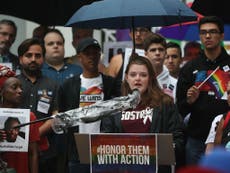 Florida shooting survivors demand gun control during rally