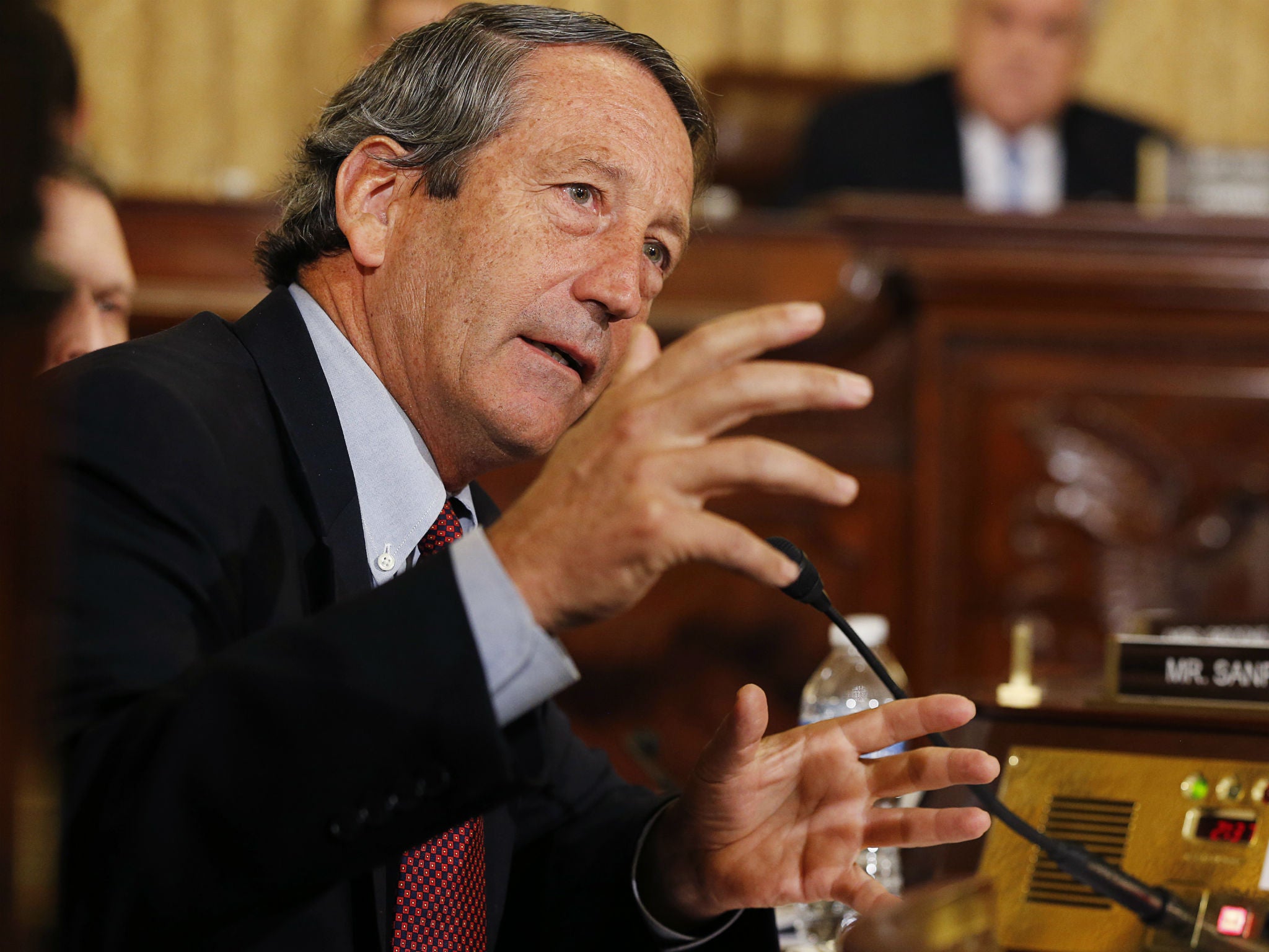 Mark Sanford at a House Homeland Security Committee hearing in Washington