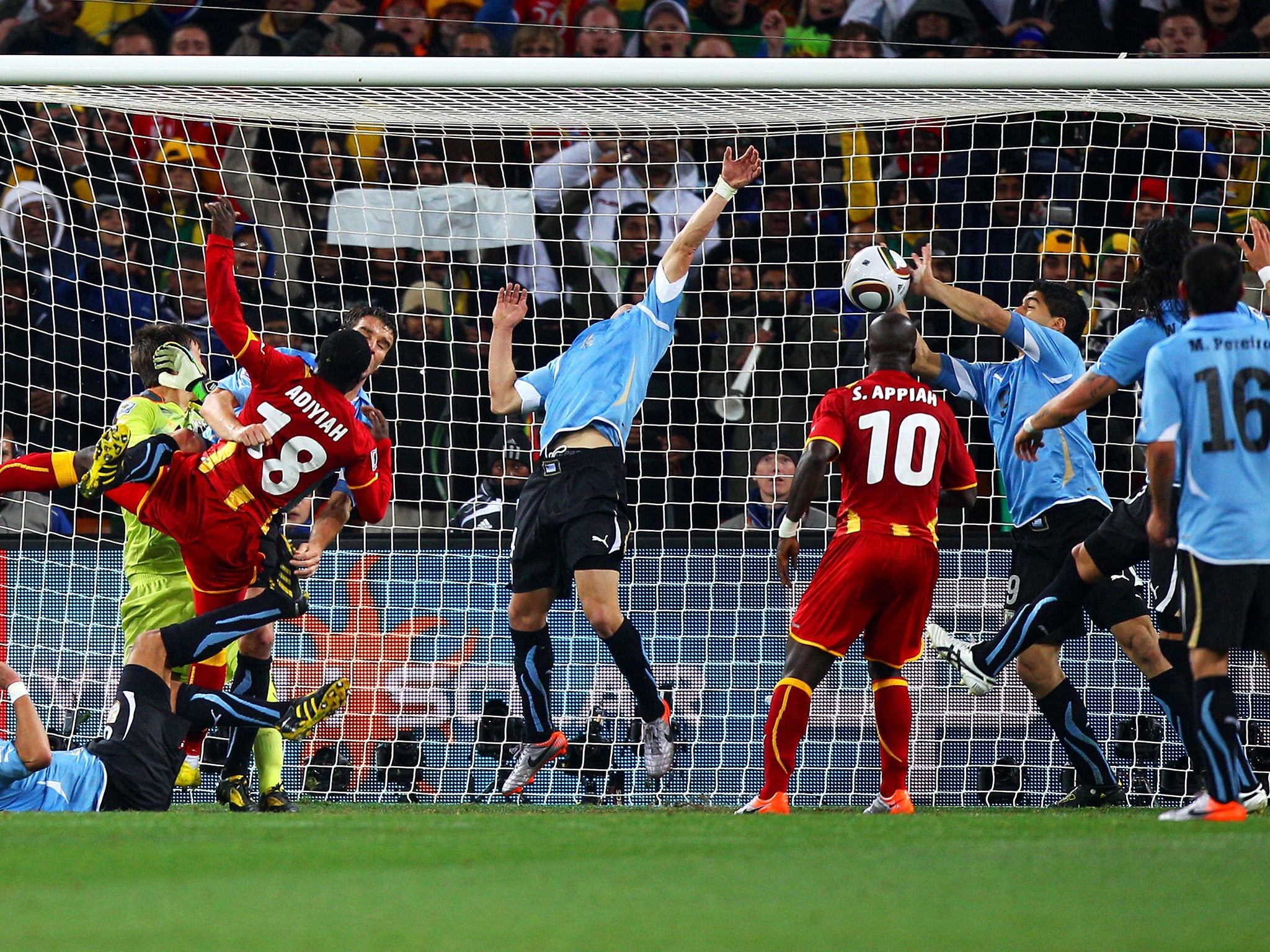 Suarez’s handball paid off for Uruguay, who progressed at Ghana’s expense