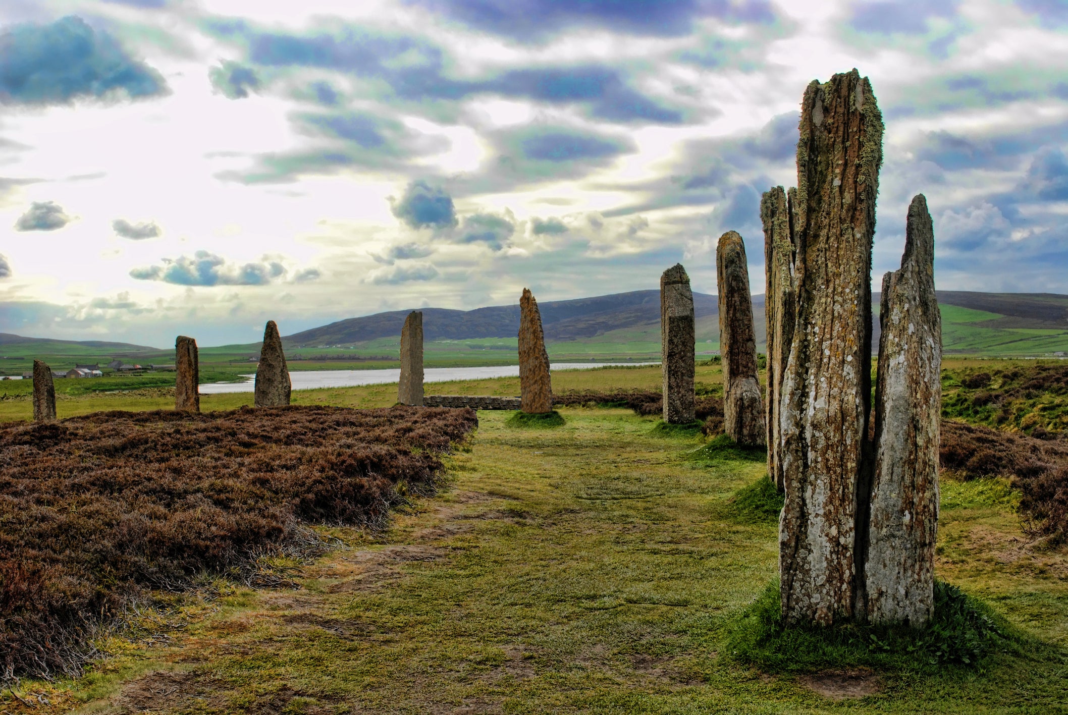 The Ring of Brogadar can be found on the Orkney islands