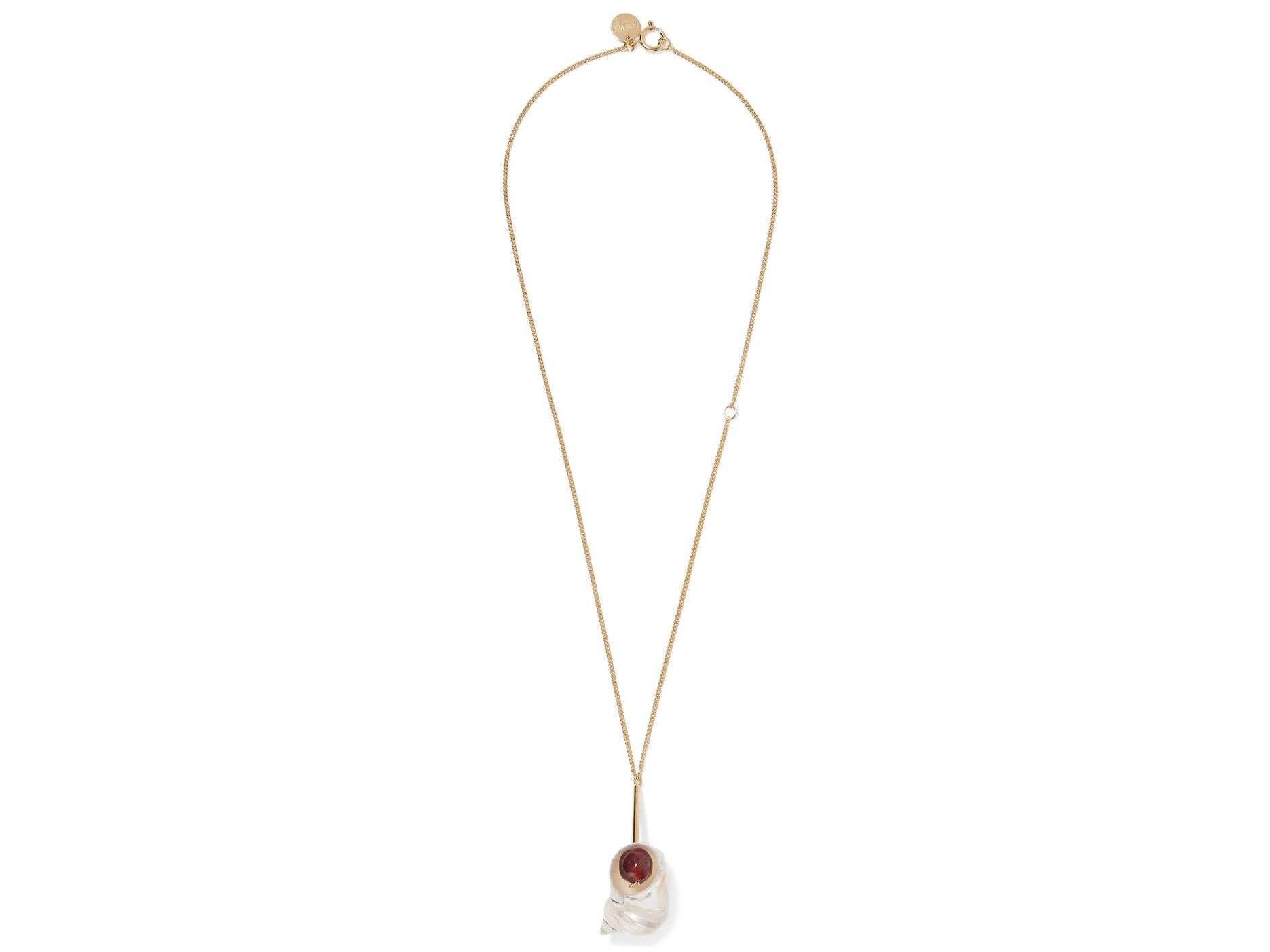 Loewe, Gold-Plated Shell and Resin Necklace, £225, Net-a-Porter