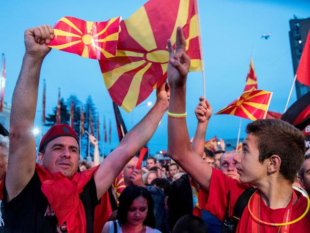 The deal between Macedonia and Greece was announced earlier this week