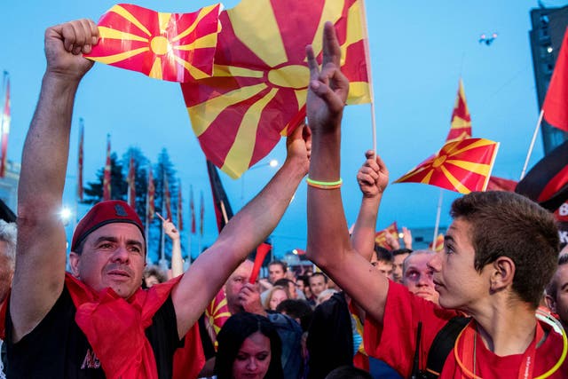 The deal between Macedonia and Greece was announced earlier this week