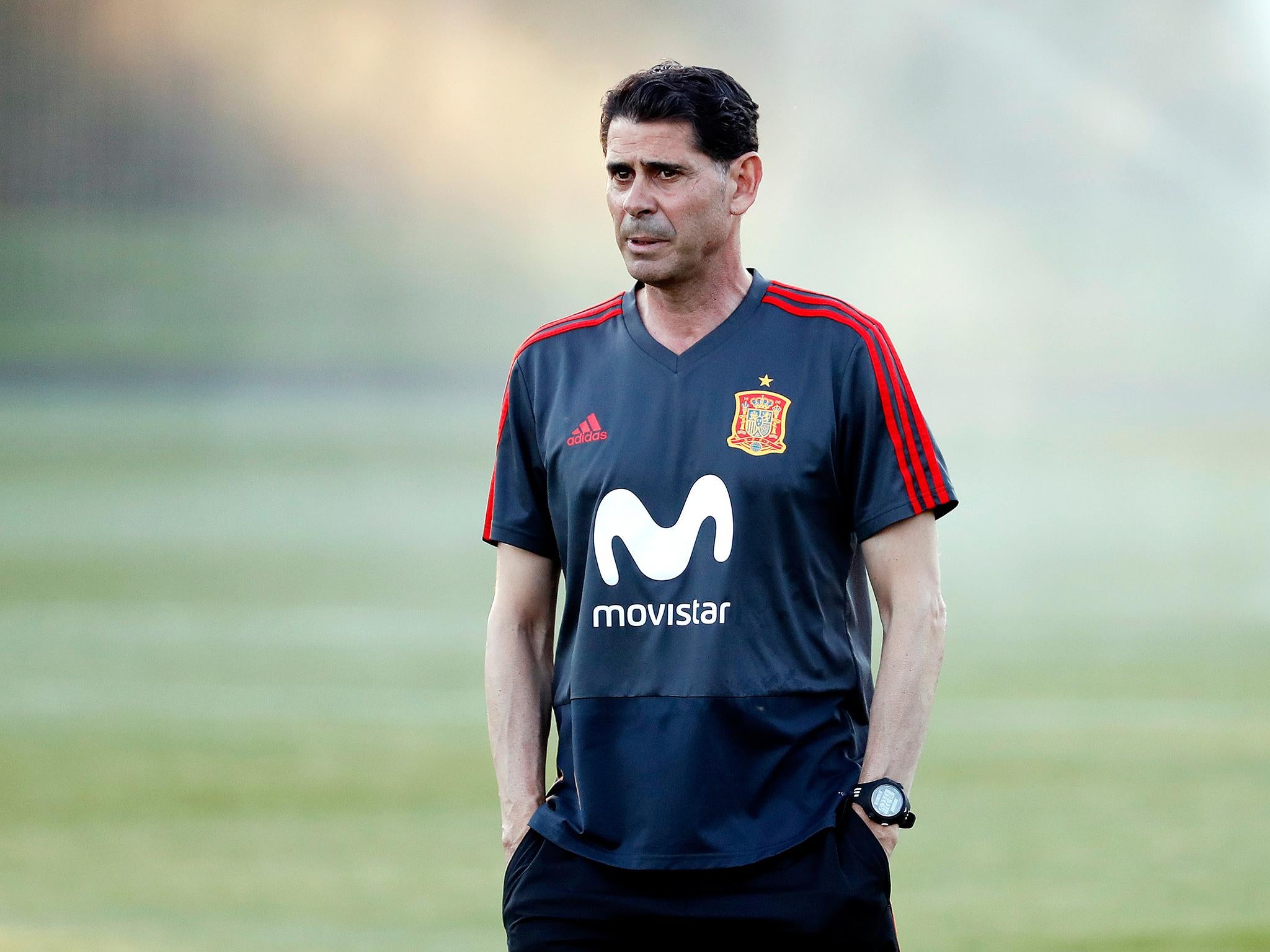 Fernando Hierro is the temporary Spain manager