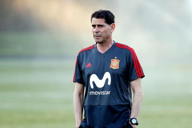 Fernando Hierro is the temporary Spain manager after Julen Lopetegui was sacked