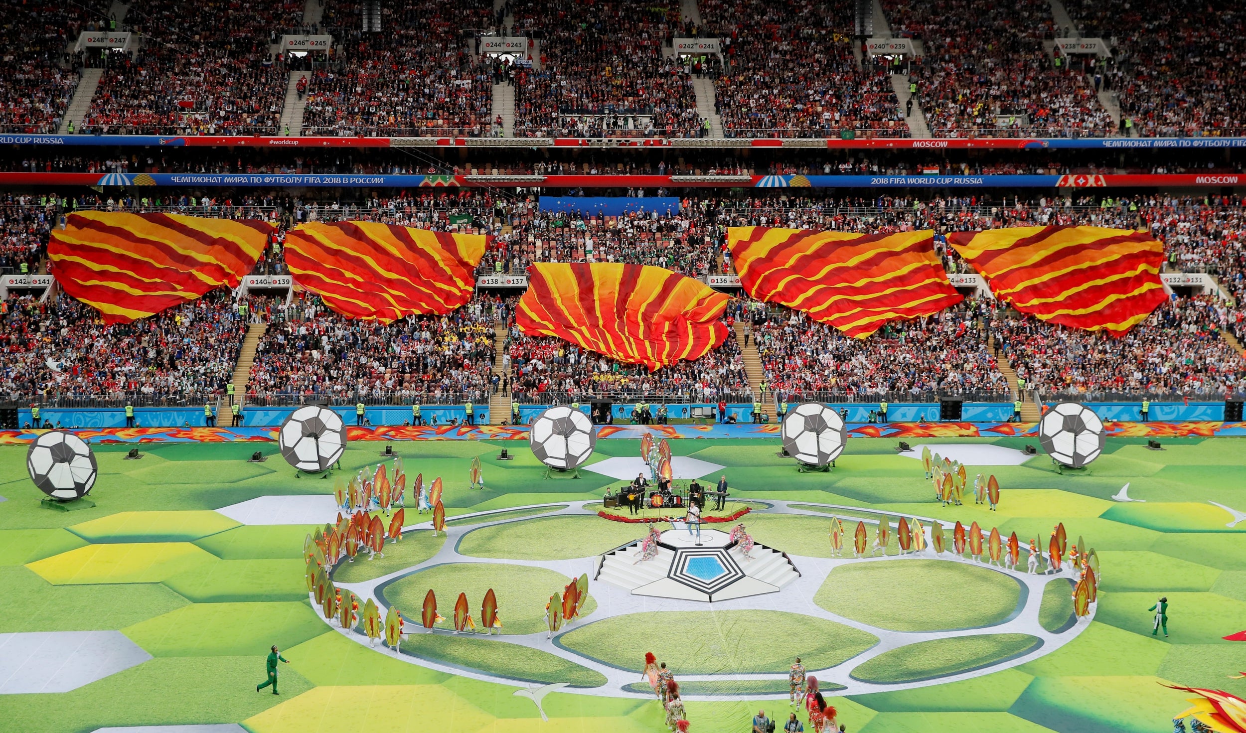 World Cup 2018 opening ceremony as it happened: Moscow ... - 2500 x 1471 jpeg 1078kB