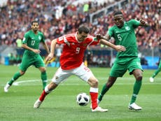 Russia vs Saudi Arabia LIVE World Cup 2018: Latest from Moscow