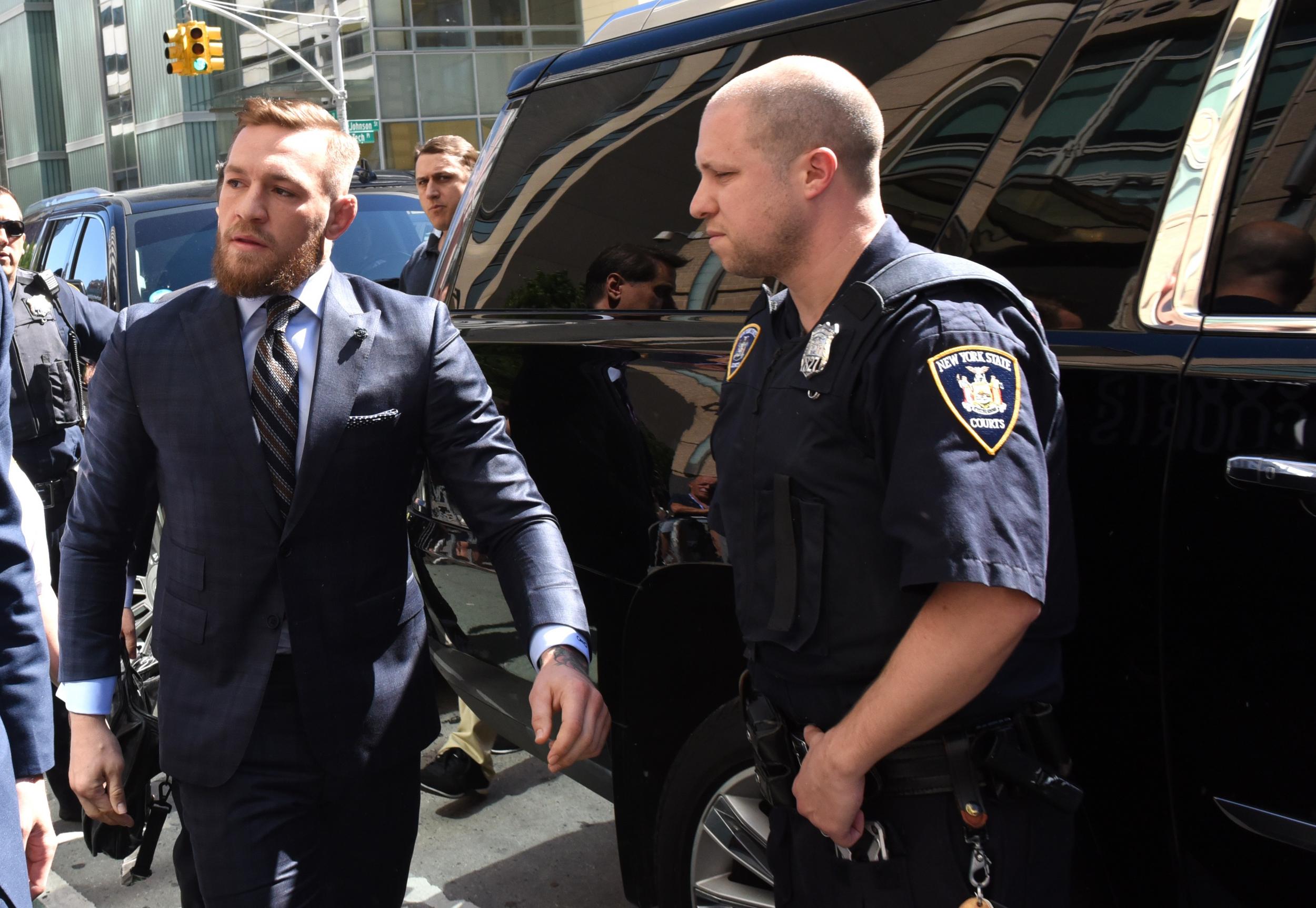 Conor McGregor due back in New York court on Thursday over melee at UFC 223