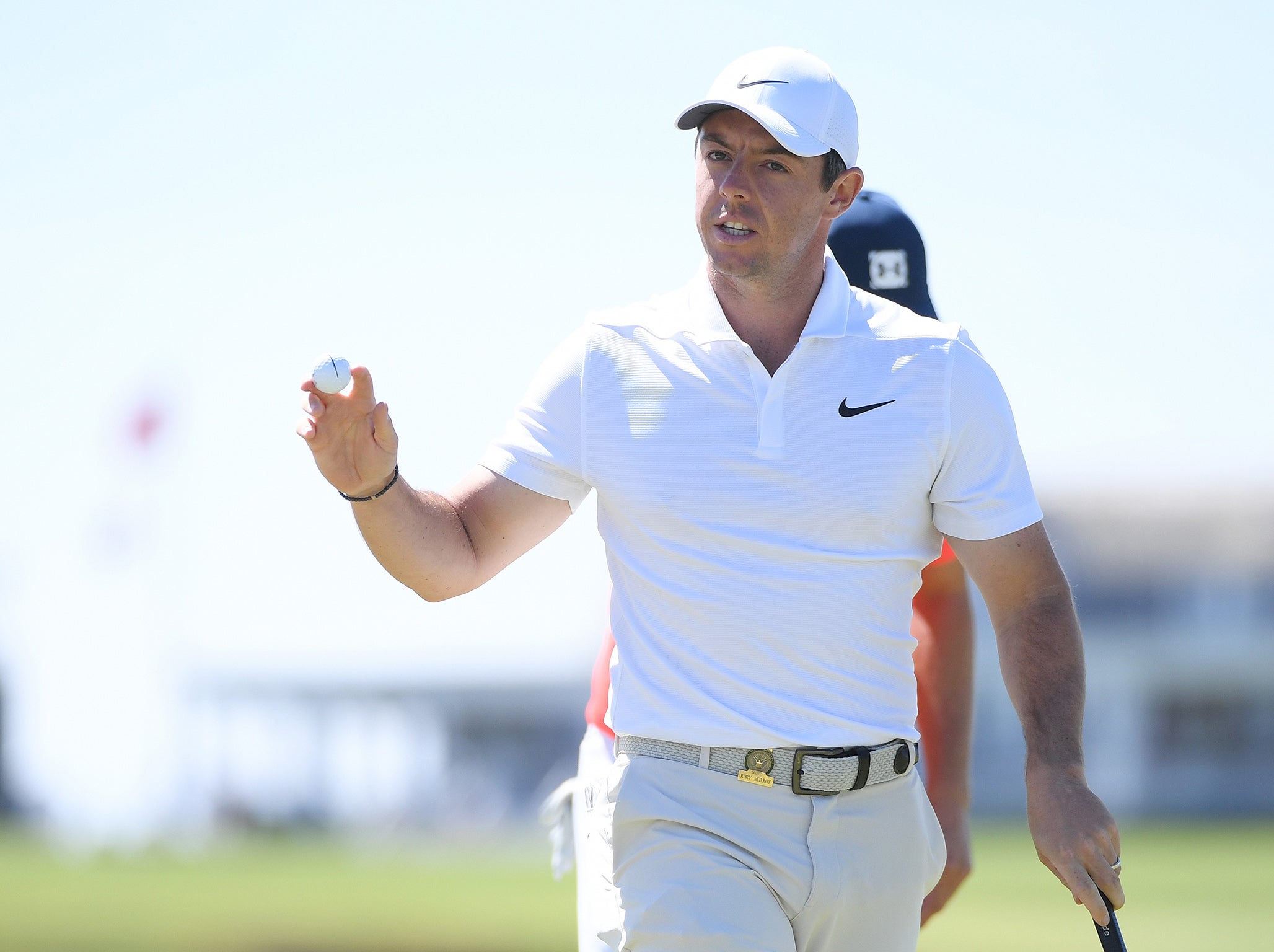 Rory McIlroy is currently playing The Open