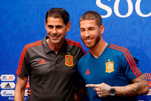 Sergio Ramos gets to know his new manager