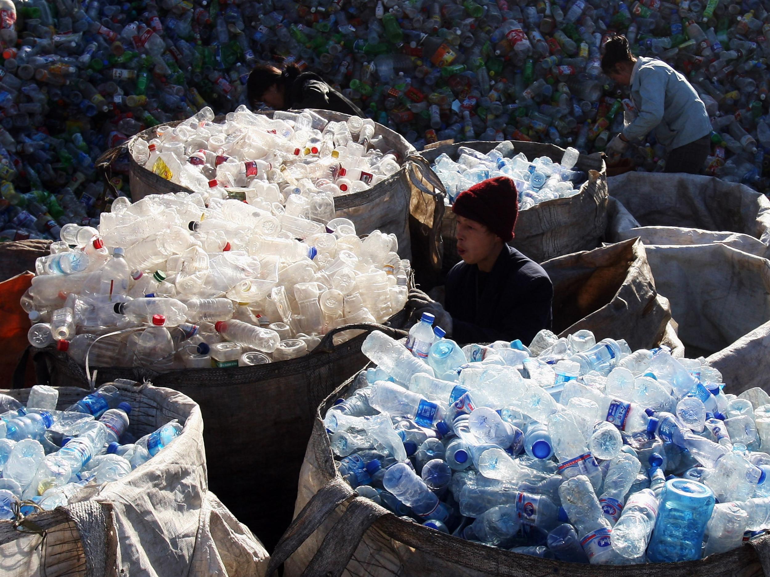 Until recently China has taken the bulk of the UK's plastic waste, but it has now imposed restrictions on imports of  'foreign garbage'