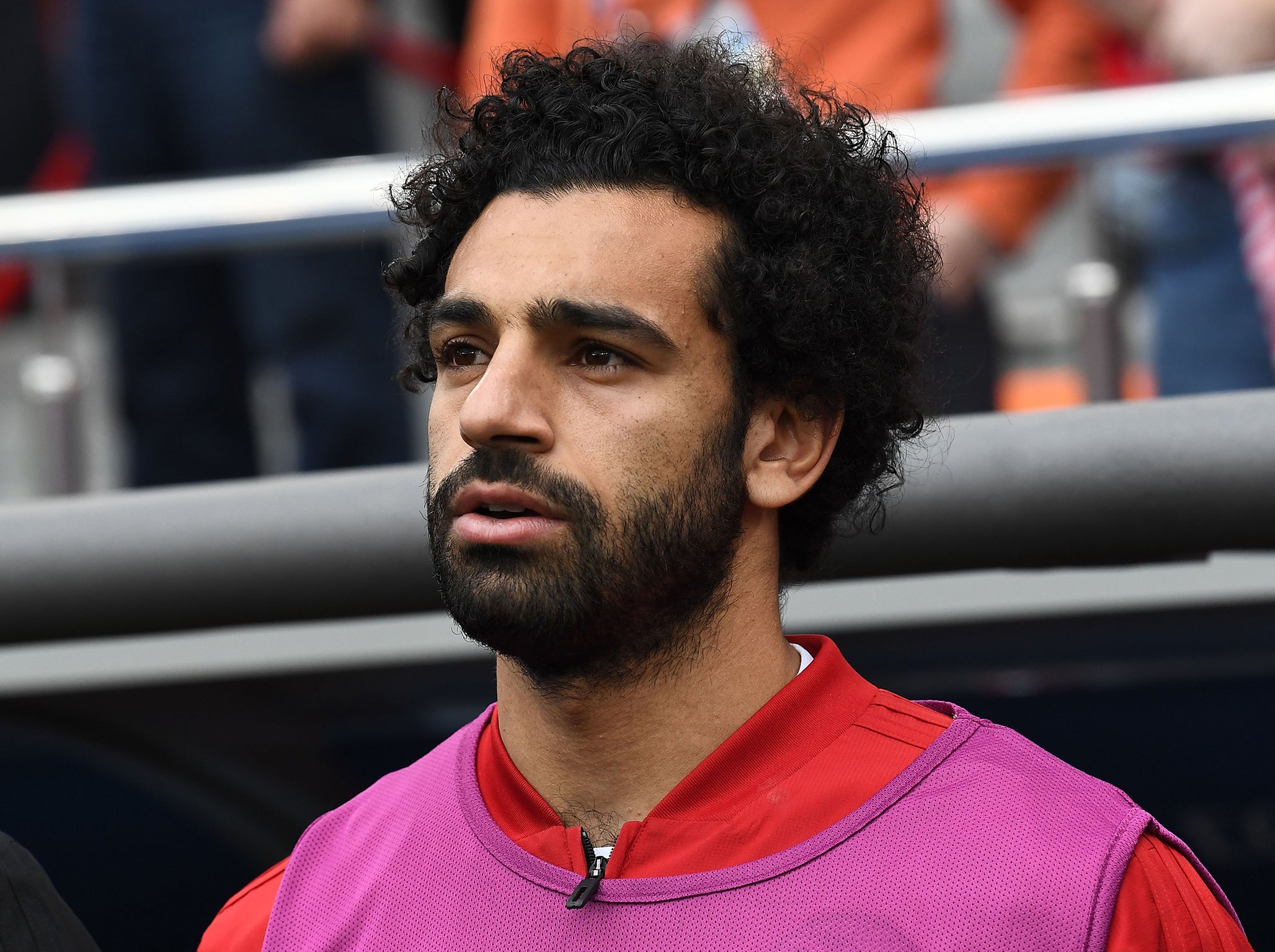 Mohamed Salah was left on the bench