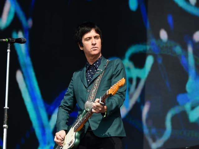 Johnny Marr performing live