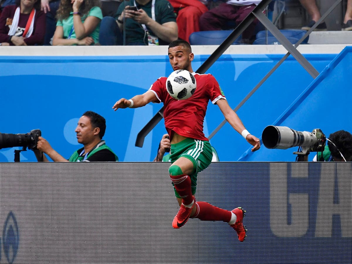 WATCH: Hakim Ziyech scores from his own half to show Morocco his quality  ahead of World Cup