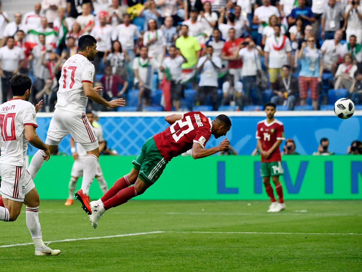 Morocco Vs Iran World Cup 18 Even The Return Of Vuvuzelas Can T Drown Out Last Minute Drama The Independent The Independent