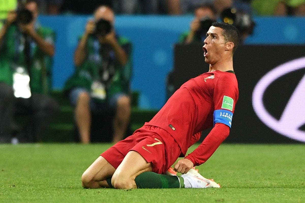 Cristiano Ronaldo World Cup 2018 hat-trick goal: Portugal star makes  history with stunning free kick against Spain, The Independent