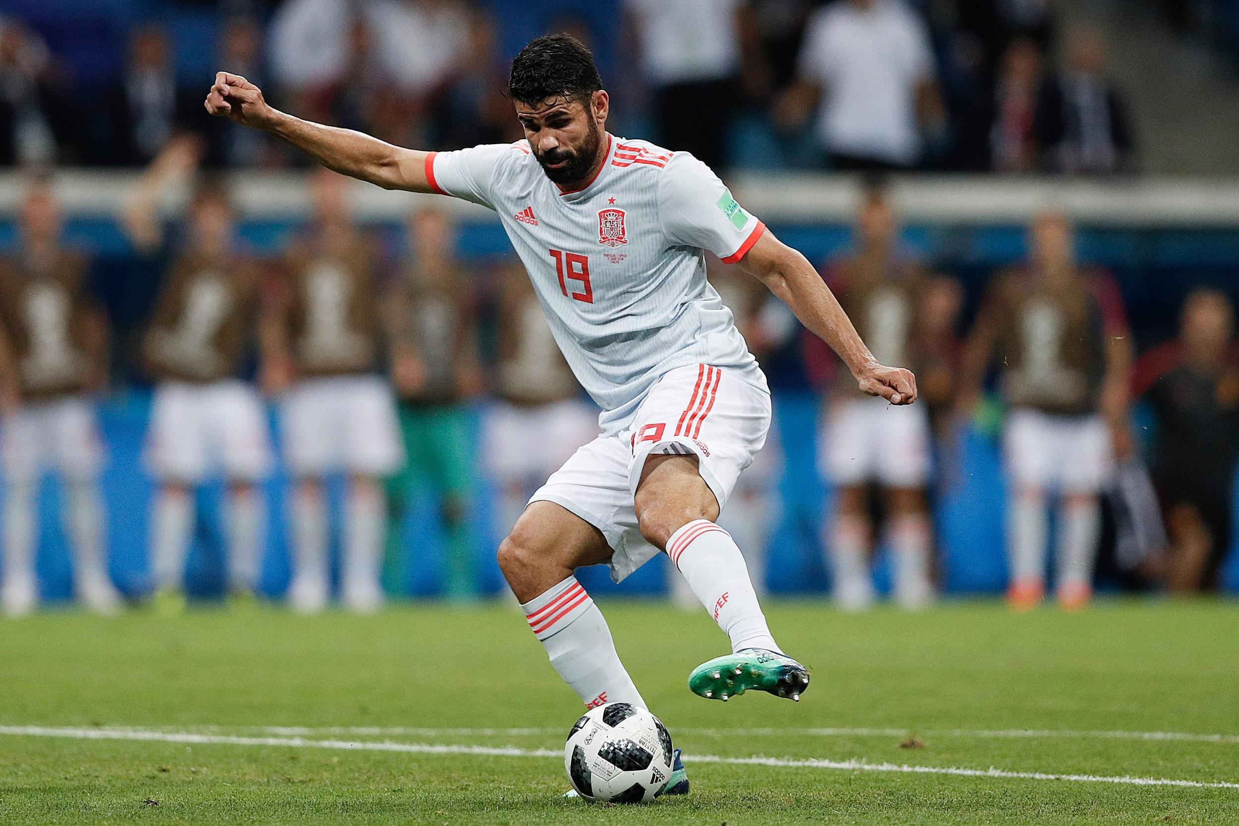 Costa led from the front for Spain