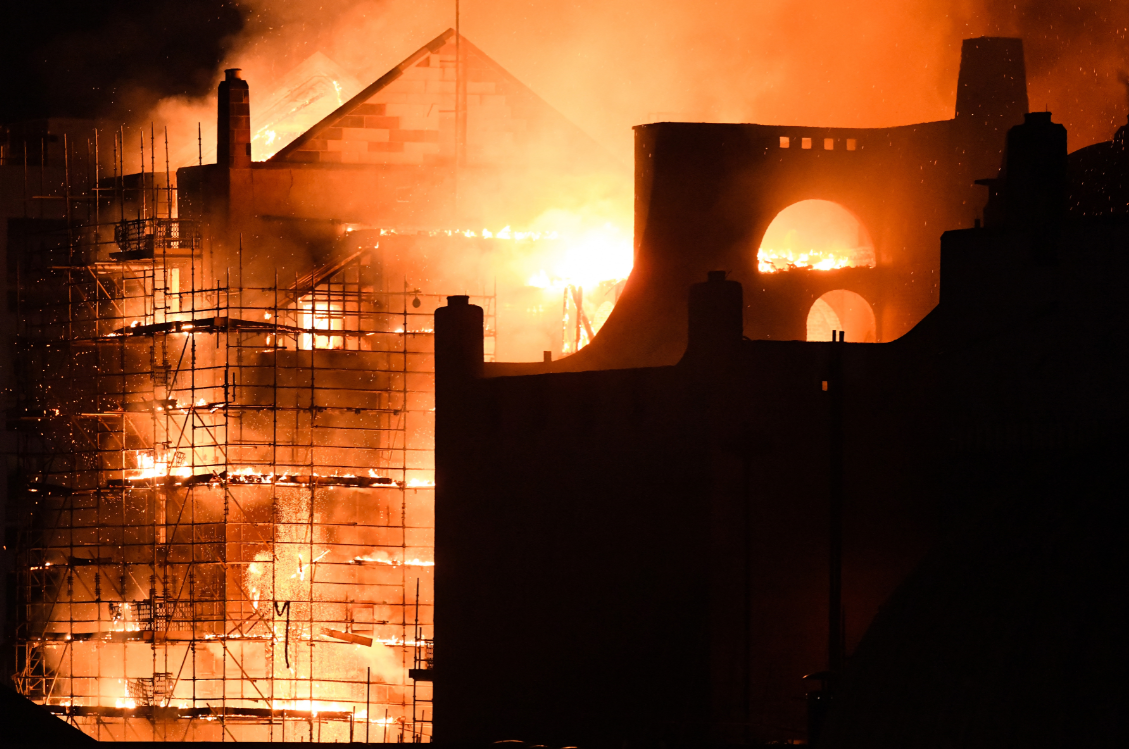 The historic building was erected in the late 1890s by Charles Rennie Mackintosh (Getty)