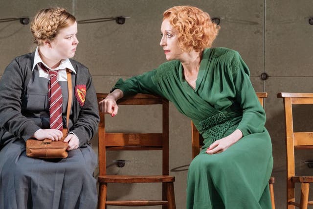 Nicola Coughlan as Joyce Emily (left) and Lia Williams as her titular teacher in ‘The Prime of Miss Jean Brodie’