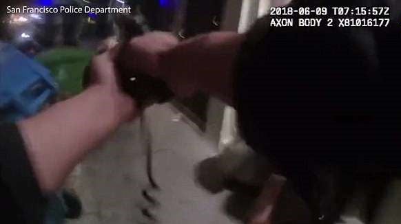 Police body cam footage shows moments before Oliver Barcenas is shot