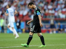 Messi misses penalty as Argentina fall flat in World Cup opener