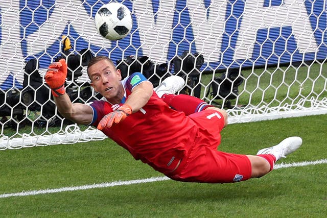 Hannes Halldorsson saved Lionel Messi's penalty to earn Iceland a point