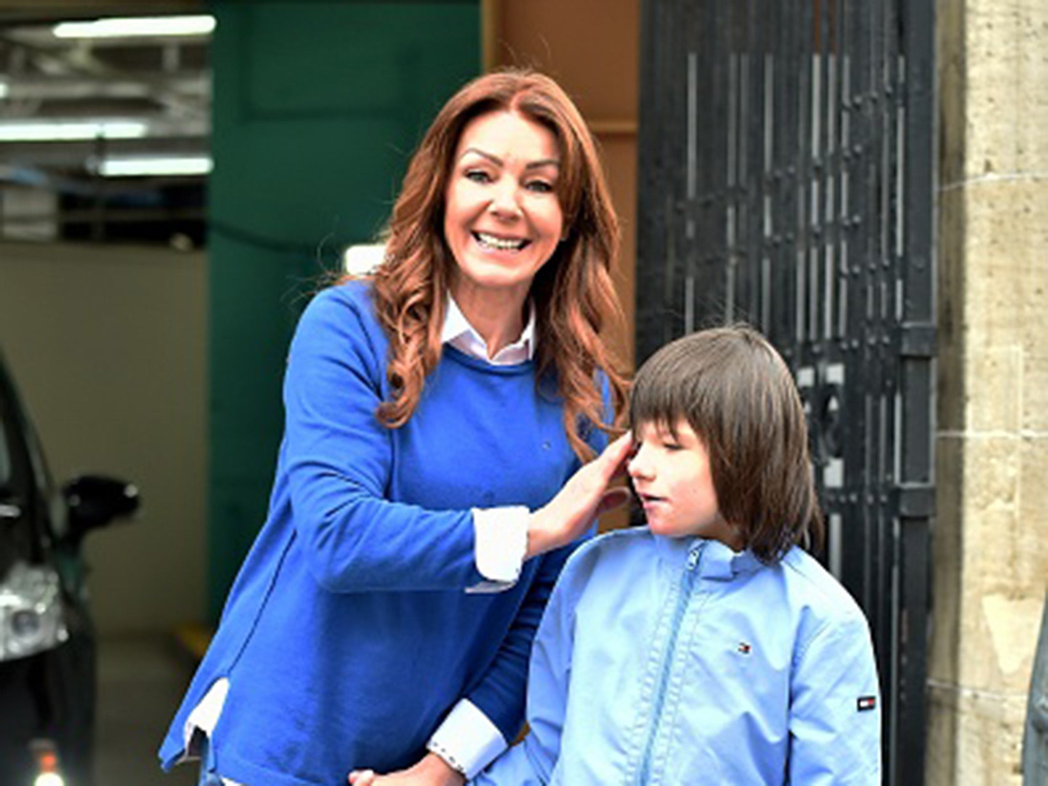 Charlotte Caldwell and her son Billy, who uses medical cannabis oil to treat his epilepsy