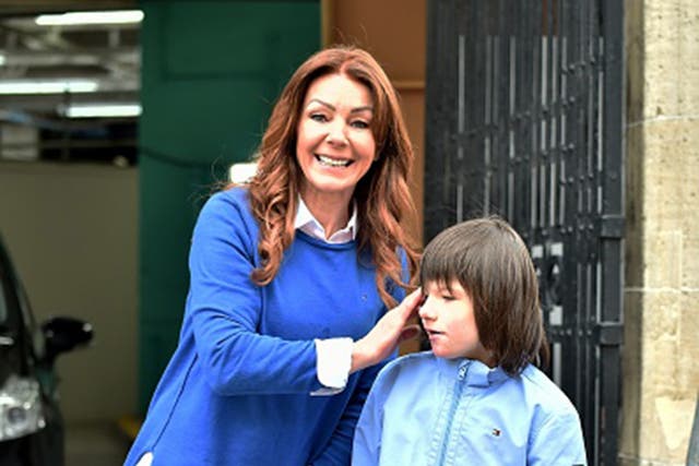 Charlotte Caldwell and her son Billy, who uses medical cannabis oil to treat his epilepsy