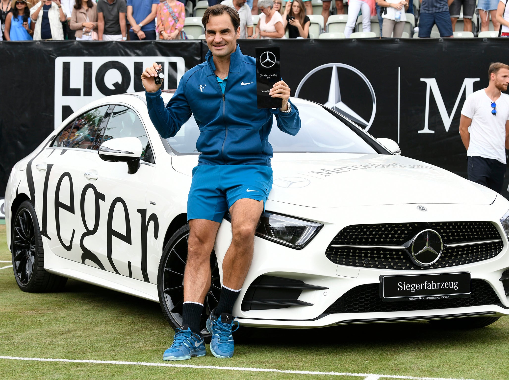 Roger Federer has won the Stuttgart Open