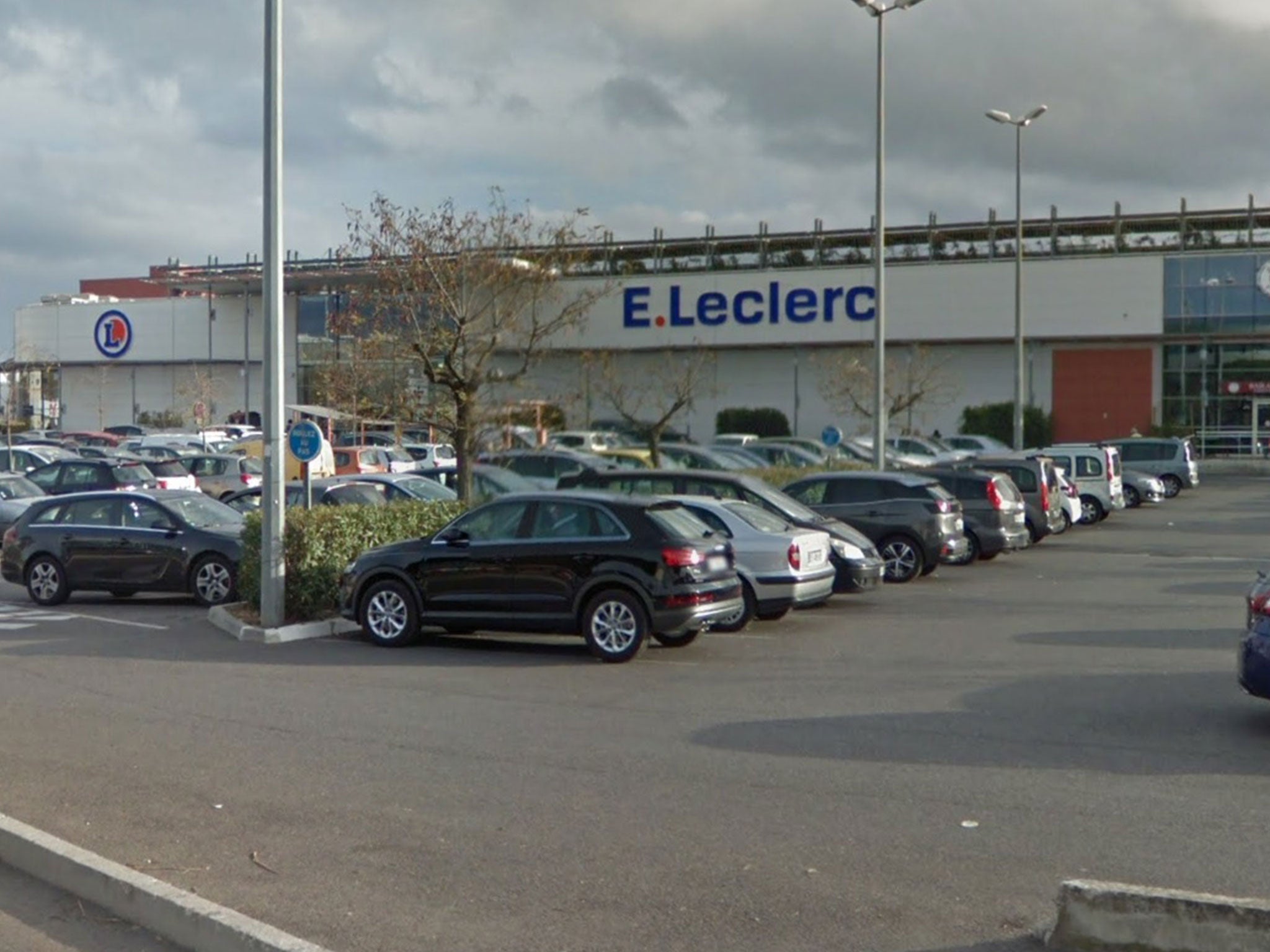 The attack took place at an E. Leclerc store in La Seyne-sur-Mer