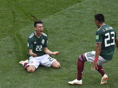 Mexico record first shock of Russia 2018 by beating reigning champions