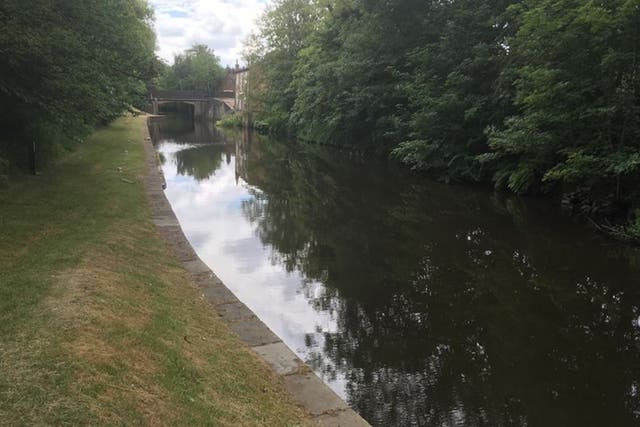 Divers were called to the canal at Cooper Bridge