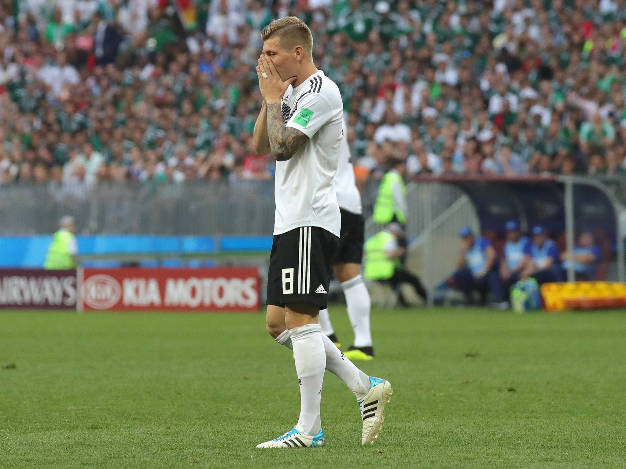 Germany were stunned by Mexico in their opening World Cup game